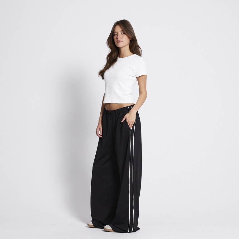 Wide trackpants "Pixie" Black